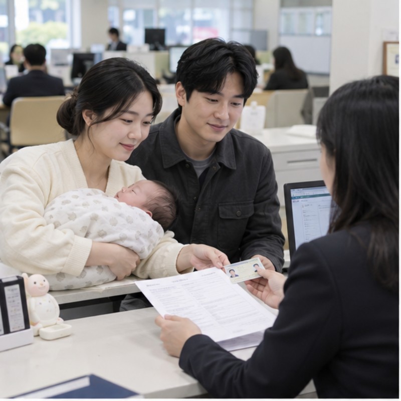 출생신고 방법과 준비서류, 1개월 기한과 온라인 조건 2 출생신고 방법과 준비서류 관련 실제 상황 이미지