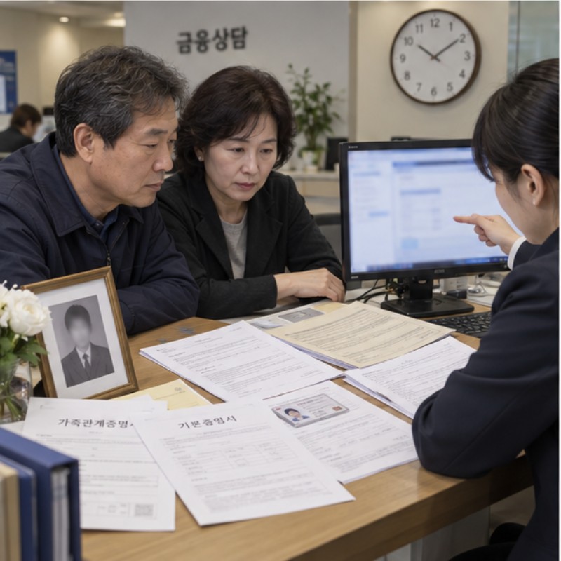 상속인 금융거래 조회 신청, 결과 확인기간과 채무 확인법 2 상속인 금융거래 조회 신청 관련 실제 상황 이미지