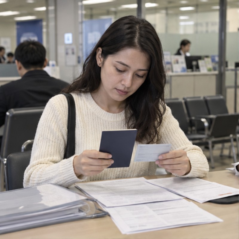 외국인등록증 재발급 관련 실제 상황 이미지
