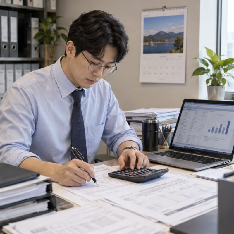 법인세 중간예납 신고, 12월 결산법인 8월 말 기한과 계산방법 2 법인세 중간예납 신고 관련 실제 상황 이미지