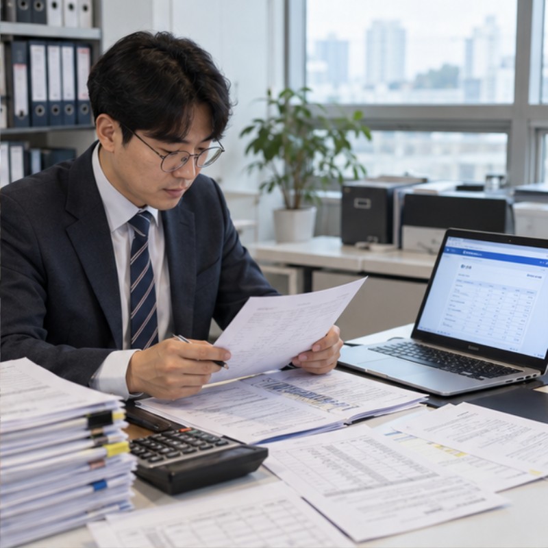 매출처별 세금계산서 합계표 발급, 홈택스 조회와 작성방법 2 매출처별 세금계산서 합계표 발급 관련 실제 상황 이미지