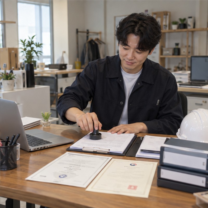 사업장 성립신고 방법 관련 실제 상황 이미지