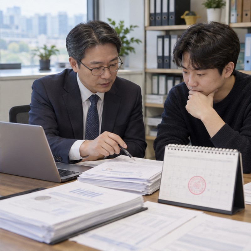 중소기업확인서 갱신 실제 이용 상황 이미지