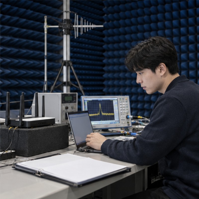 FCC 인증 준비, 장비 승인방식과 시험자료 확인 2 FCC 인증 준비 관련 실제 상황 이미지