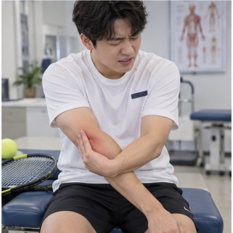 테니스엘보 증상과 치료, 팔꿈치 바깥쪽 통증 방치하면 안되는 이유 2 테니스엘보 증상과 치료 관련 실제 상황 이미지