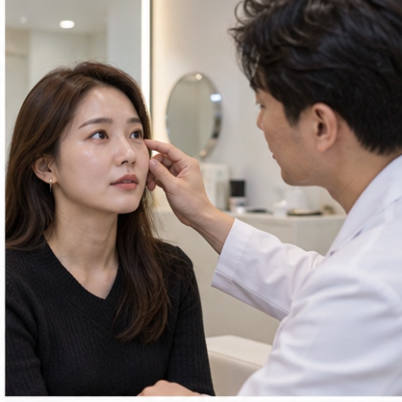 눈밑지방재배치 비용 확인 방법 관련 실제 상황 이미지