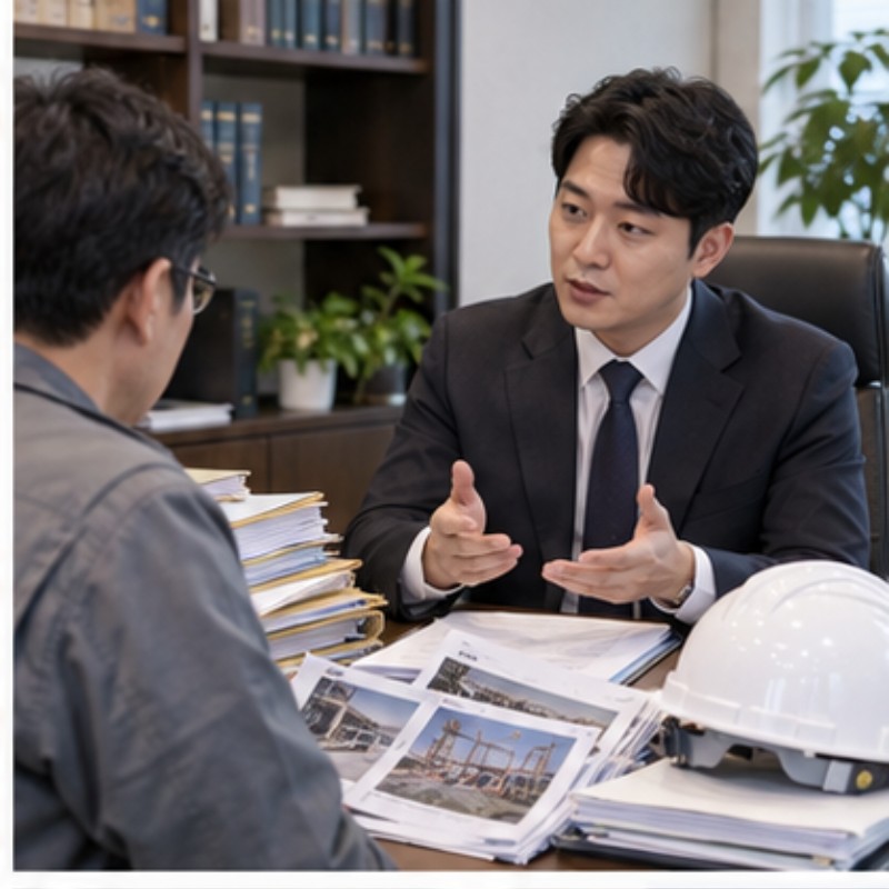 건설분쟁 변호사 상담 전 준비사항 관련 실제 상황 이미지