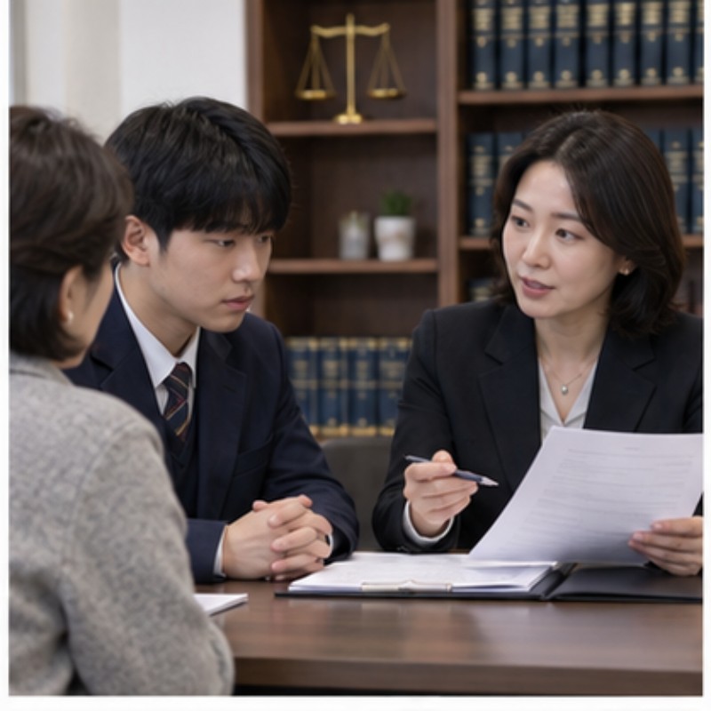 학교폭력 변호사 상담 관련 실제 상황 이미지