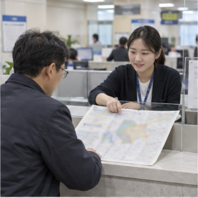 지적도 발급 관련 실제 상황 이미지