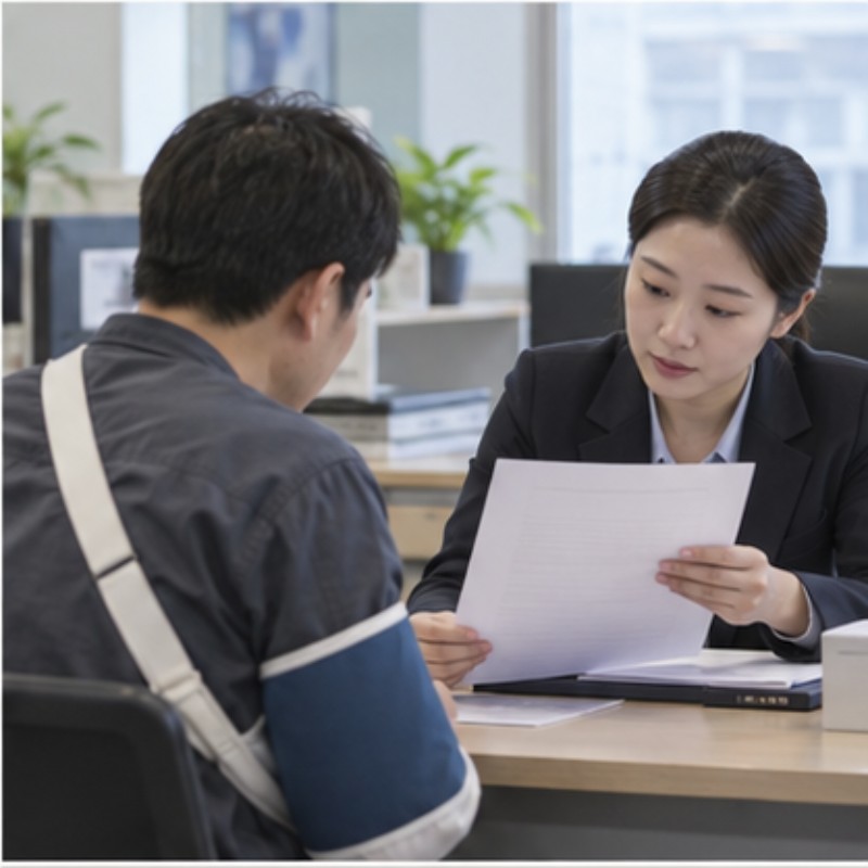 산재요양승인반려확인서, 고용산재보험 토탈서비스 발급 2 산재요양승인반려확인서 관련 실제 상황 이미지