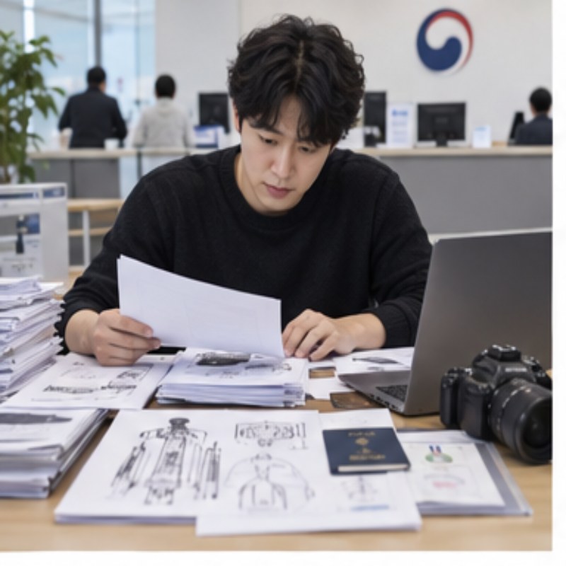 저작권 등록 방법 관련 실제 상황 이미지