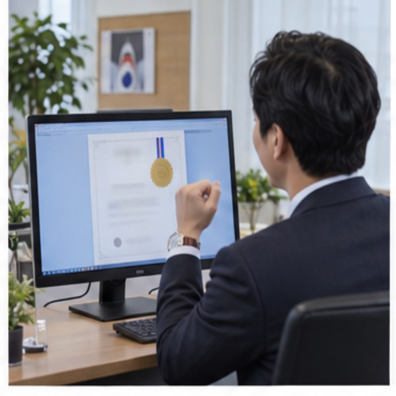 특허증 발급 관련 실제 상황 이미지