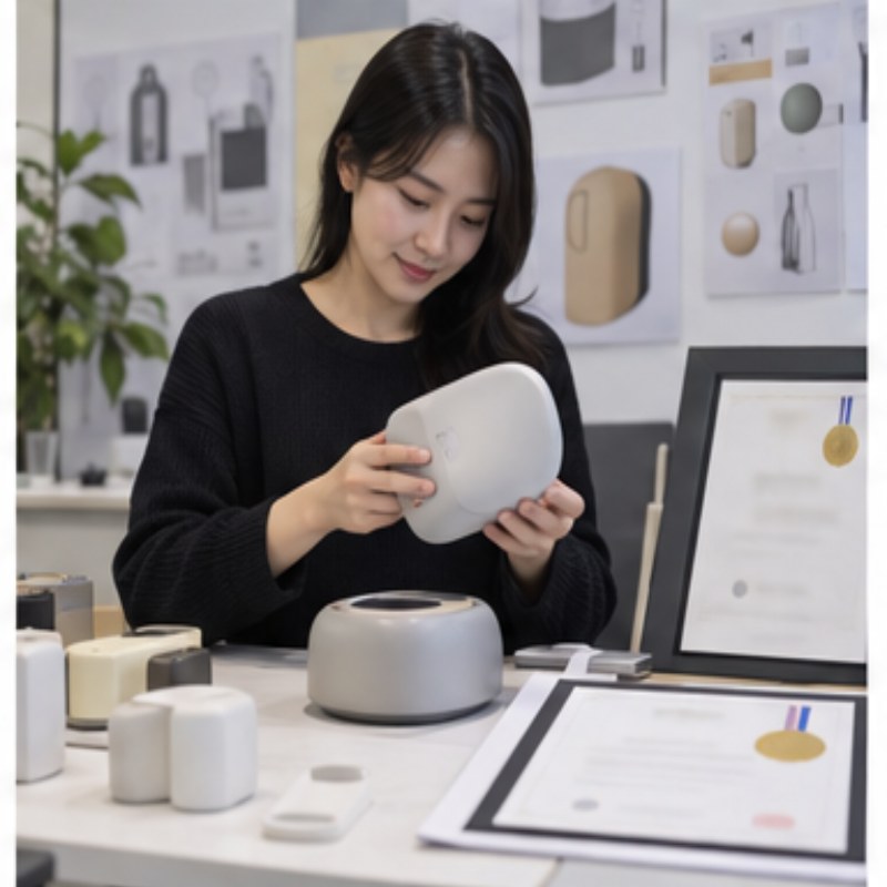 디자인권 등록 관련 실제 상황 이미지