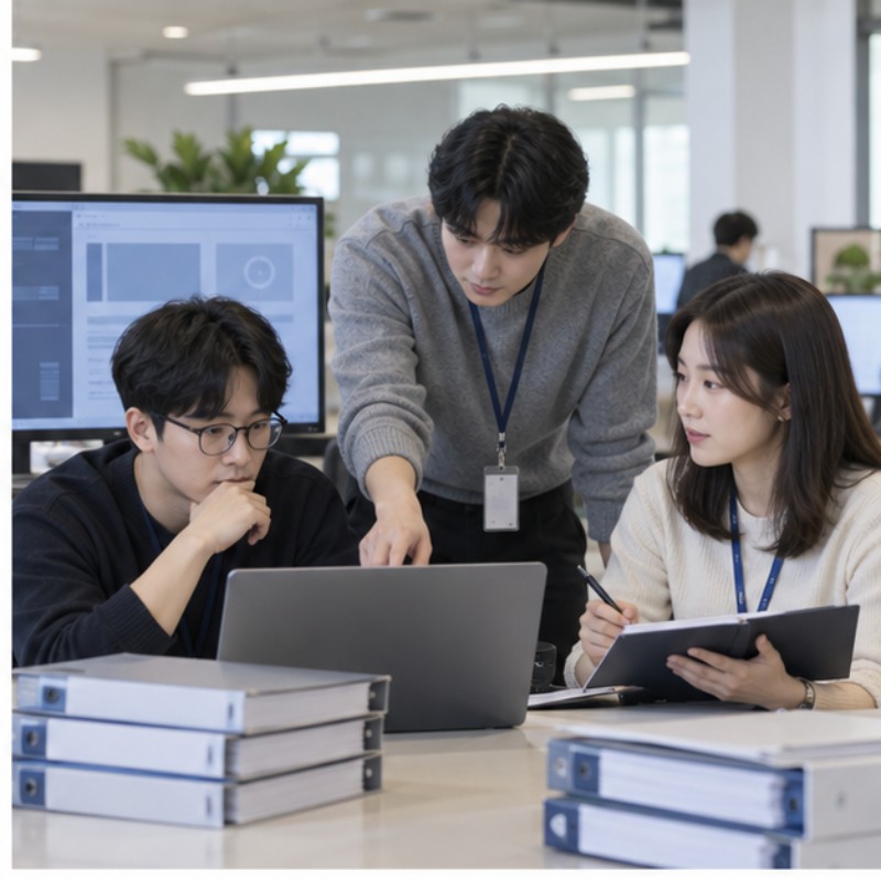 GS 인증 신청, 소프트웨어 시험평가와 준비자료 2 GS 인증 신청 실제 상황 이미지