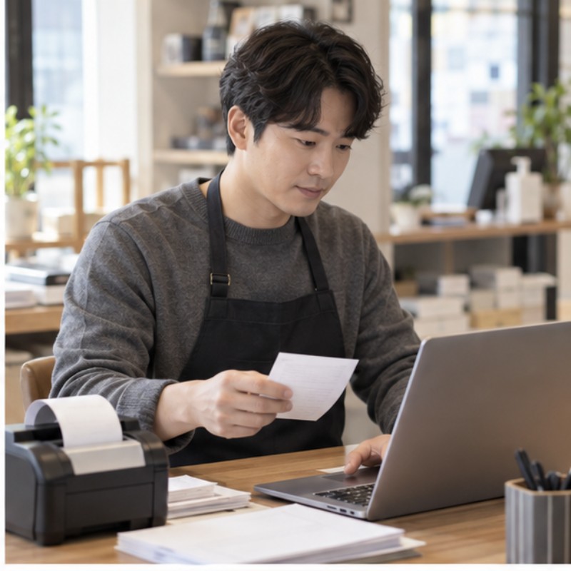 세금계산서 발행 방법 실제 상황 이미지