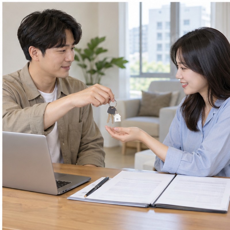 임대차계약 신고 기한과 방법 실제 상황 이미지