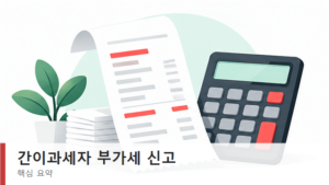 간이과세자 부가세 신고 방법, 1월 25일 연 1회 정리 11 간이과세자 부가세 신고 기한과 기준 요약