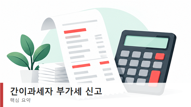 간이과세자 부가세 신고 방법, 1월 25일 연 1회 정리 1 간이과세자 부가세 신고 기한과 기준 요약