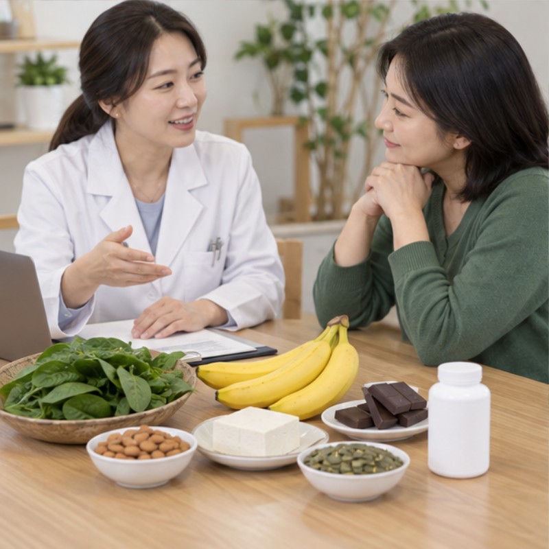 마그네슘 효능 총정리 주제 관련 실제 상황 이미지