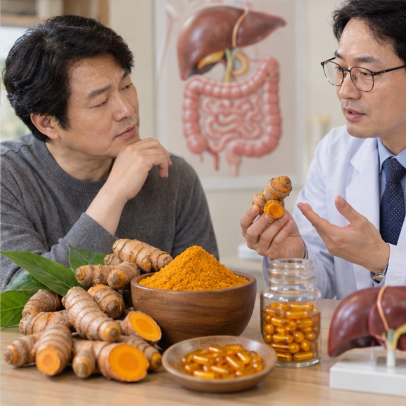 커큐민 효능 주제 관련 실제 상황 이미지