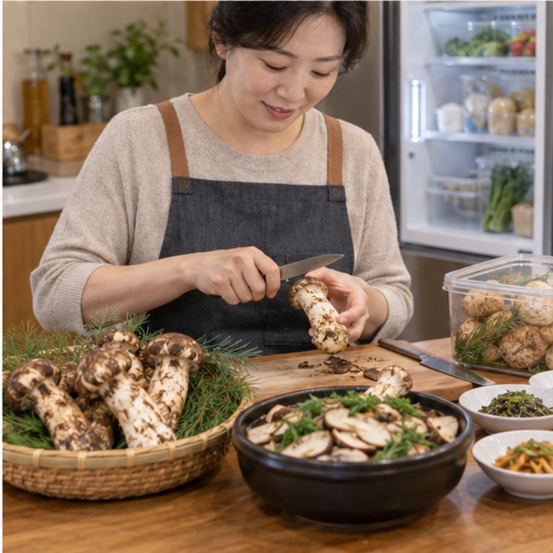 능이버섯 효능과 영양성분 정리 주제 관련 실제 상황 이미지