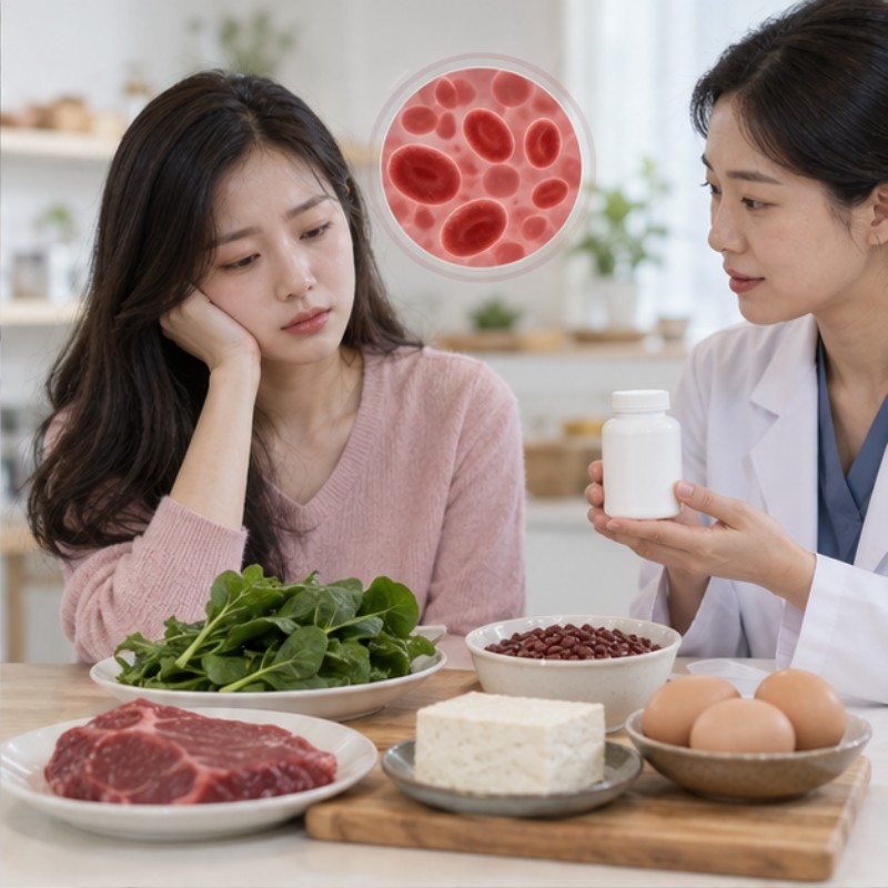 철분 부족 증상 완전 정리 주제 관련 실제 상황 이미지